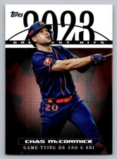 2024 Topps Series 1 - 2023 Greatest Hits #23GH-7 Chas McCormick