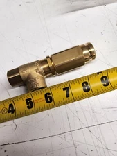Unbranded 3/8" FPT 6.3 GPM 3650 PSI Threaded Brass Safety Relief Valve Brand New