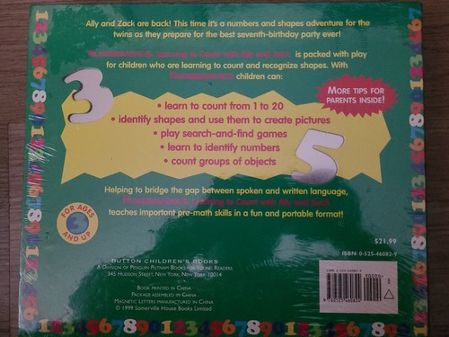 Numbermagnets : Learning to Count with Ally and Zack by Jennifer Glossop (1999, - Picture 2 of 2