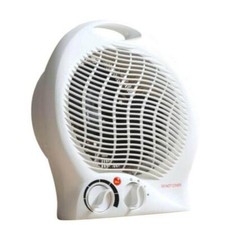 Portable Upright Fan Heater In White, 2000W / 2kW, Fine Elements - HEA1006GE 