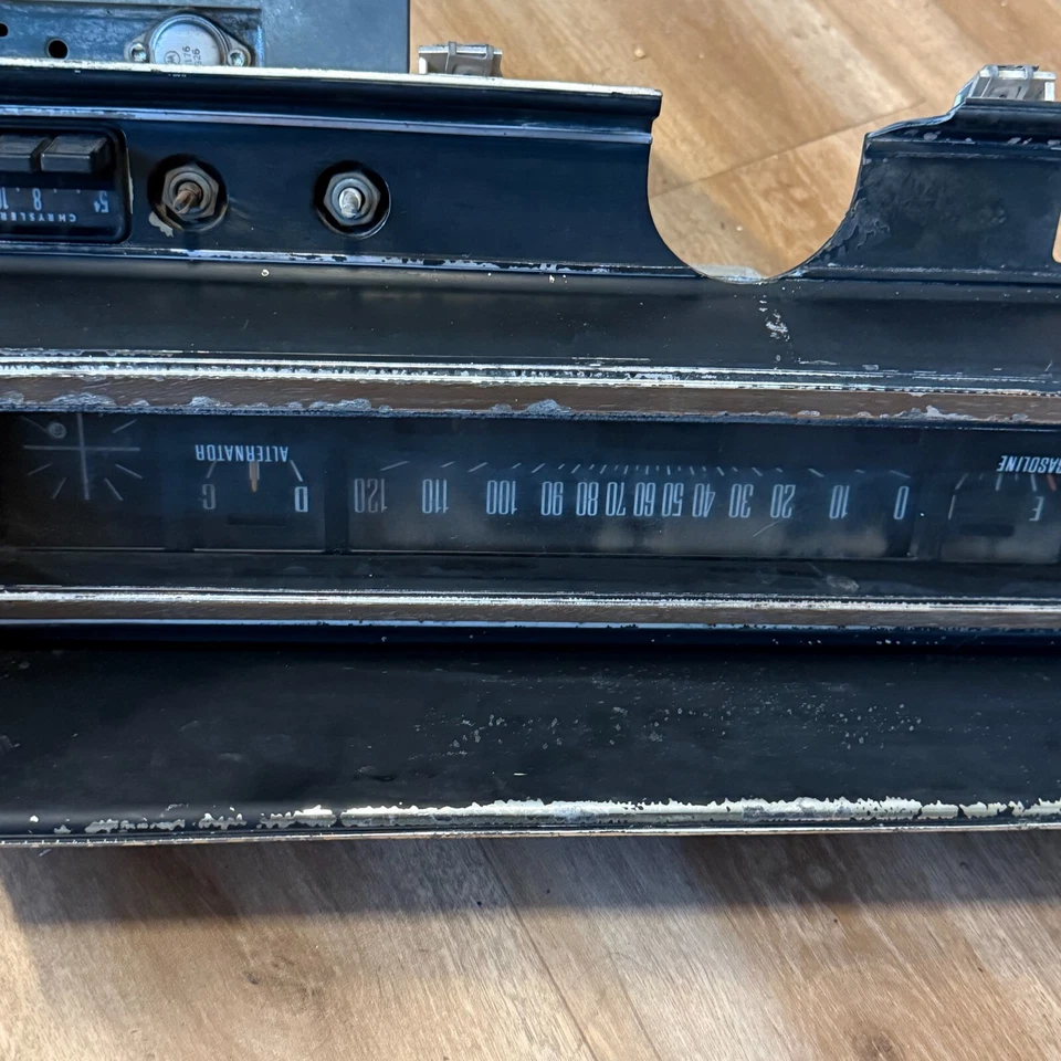 1971 1972 1973 1974 Dodge Charger painel de instrumentos rádio painel satélite - Imagem 3 de 4