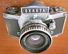 Exakta VX1000 SLR Camera & Pancolar F2 50mm Prime Lens. Full Working Order.Case.