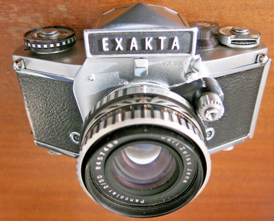 Exakta VX1000 Spiegelreflexkamera & Pancolar F2 50mm Prime Objektiv. Voll funktionsfähiger.Koffer.