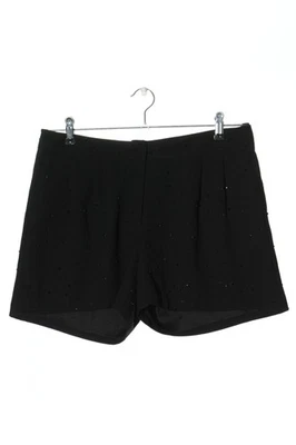 WAREHOUSE Short moulant Dames Pantalon court T EU 38 noir style décontracté - Photo 1/4