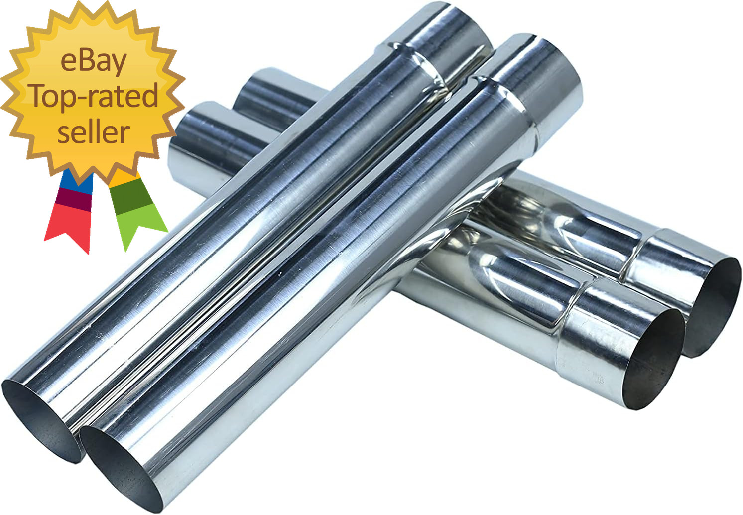 Thickness Stove Pipe Stainless Steel 4 Pcs Flue Chimney Extension Diameter