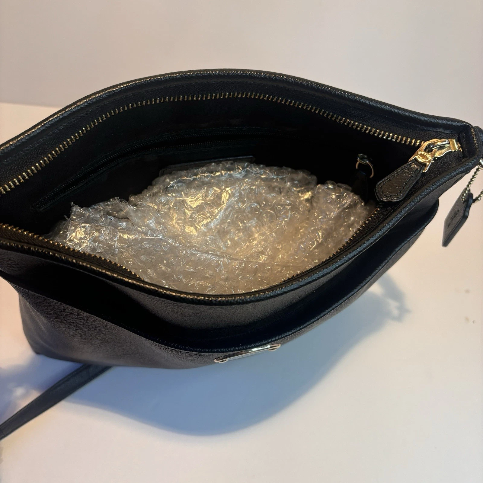 Borsa a tracolla Coach marrone #QO1BQI PELLE borsa a tracolla modello C tote carriage