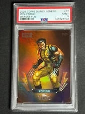 2025 Topps Disney Genesis Orange Foil Wolverine #72 PSA 9 MINT MARVEL SSP /25