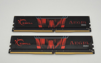 G.SKILL 16GB DDR4 AEGIS F4-2400C17D-16GIS 8Gx2 MEMORY LOT 0F (2)