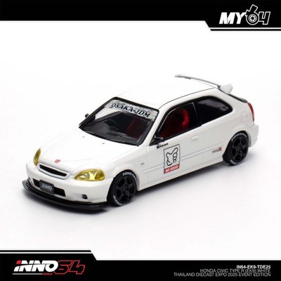 Inno64 1/64 Honda Civic Type R [EK9] TDE 2025 Thailand Diecast