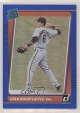 2021 Panini Donruss Rated Rookies Holo Blue Ryan Mountcastle #59 0t3f