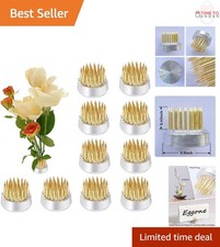 10pcs Floral Frogs Metal 0.9in Kenzan Flower Arranger Tool for Small Vase