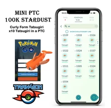 Tatsugiri (Curly) x10 - Mini PTC 80k Stardust