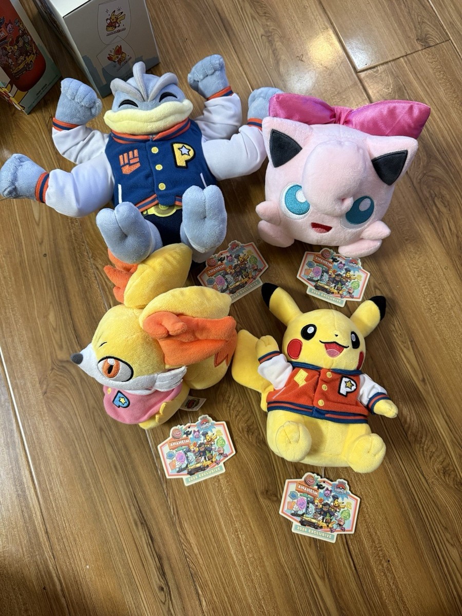 Pokemon World Championship 2025 Plush Set Machamp Jigglypuff