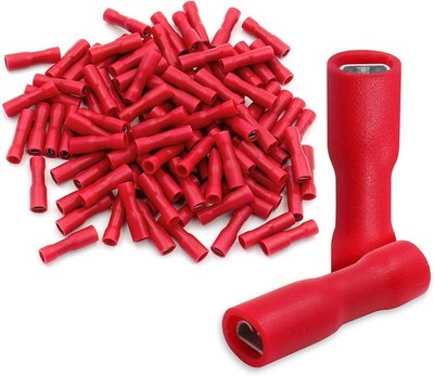 200 Pack 0.11 Inch Female Quick Disconnect Spade Terminal Number of Items: 200