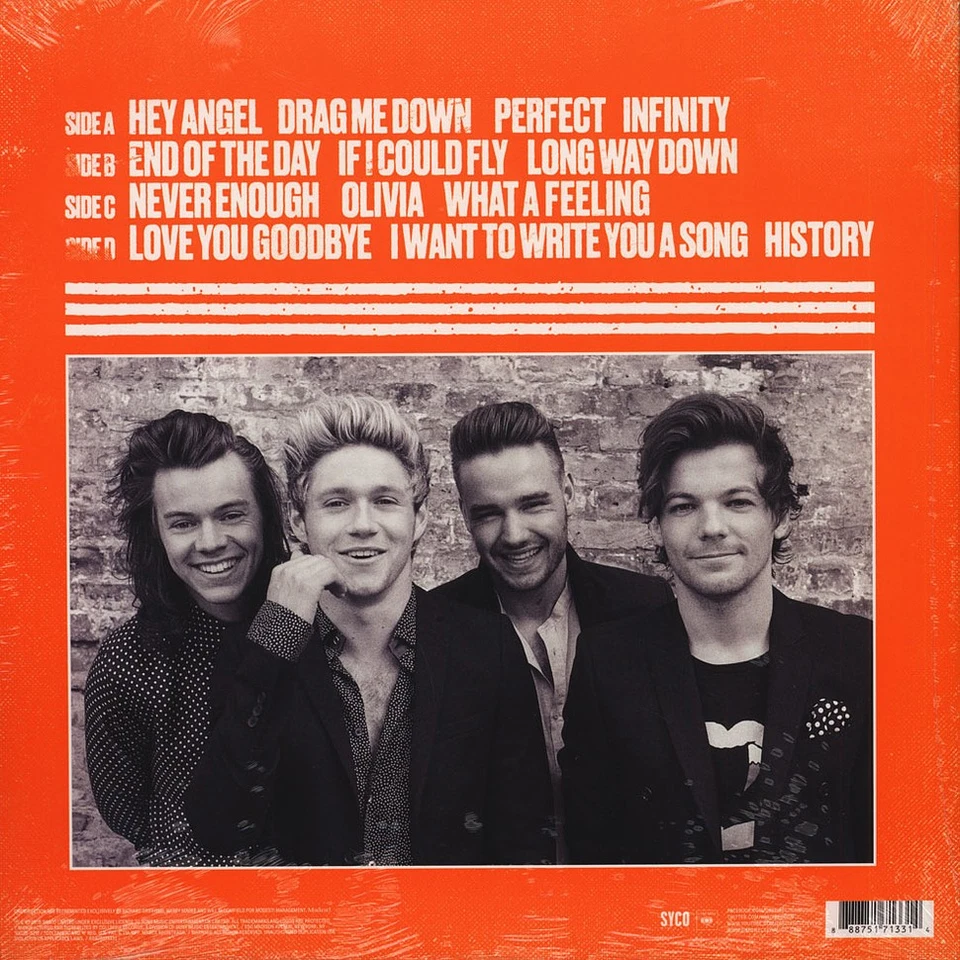 One Direction - Made In The A.M. (Vinyl LP - 2015 - US - Reissue) - Bild 2 von 2