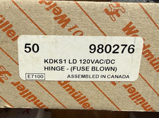 Weidmüller Kdks1/en4 Terminal Block 980276 Screw-on Panel 120vac/dc 6.3a 500v