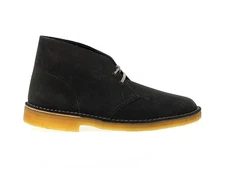 Low boot Clarks D B M SDG in dark gray suede leather - Men's Shoes