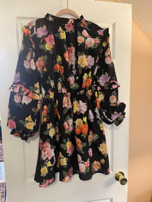 MSGM Floral Mini Dress