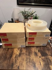 Lot of 6 Vintage Kodak Carousel Transvue 80 Slide Trays in Original Boxes