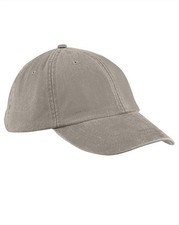 Adams Low Profile Washed Pigment Dyed Cap, Natural, OS One Size, Ivory