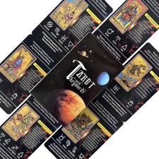 78 Piece Tarot Cards for Beginners with Meanings on Cards Pocket Size Deck