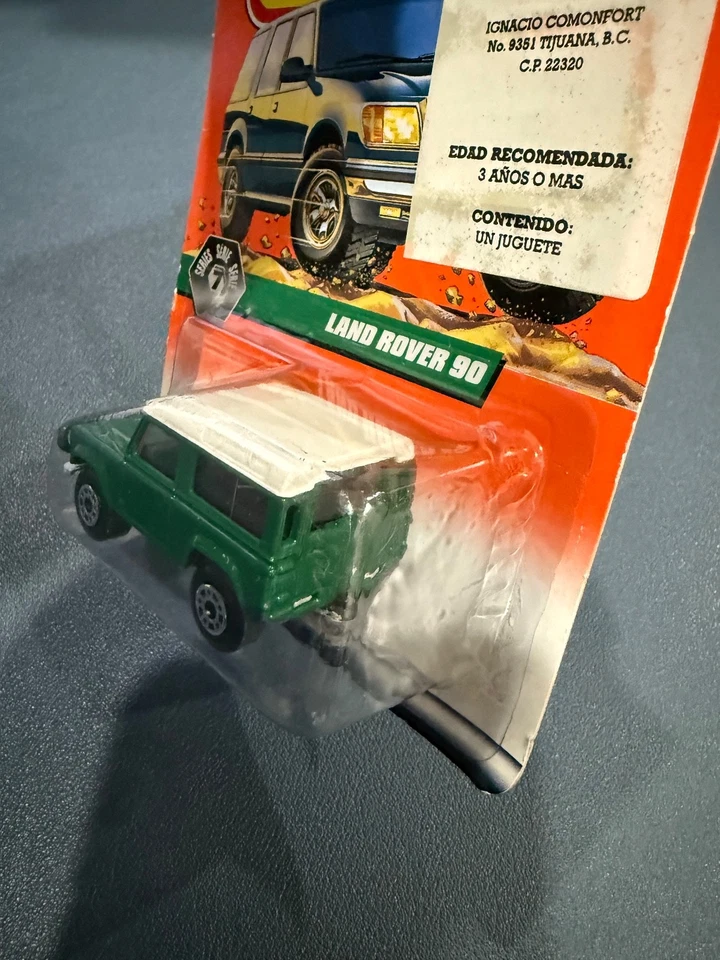MOC Rare Matchbox Diecast Land Rover 90 Series 7: Rough 'n Tough Green No. 53 - Image 3 of 4