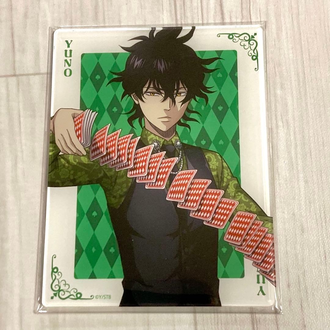 Black Clover Yuno E Prize Acrylic Card Collectible Anime Merchandise