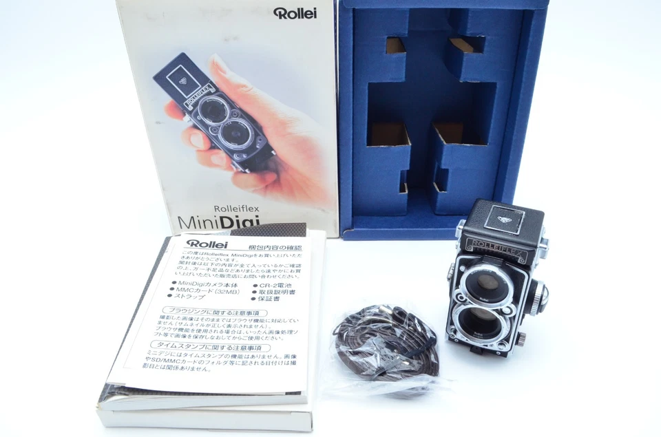 [Near MINT] Rolleiflex Mini Digi Black AF 5.0 Digital Camera 9mm f2.8 From JAPAN - Image 2 of 4