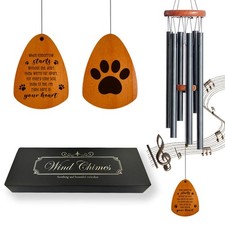 Pet Memorial Gifts for Dogs, Loss of Dog Sympathy Gift Wind Chimes, Pet Loss ...