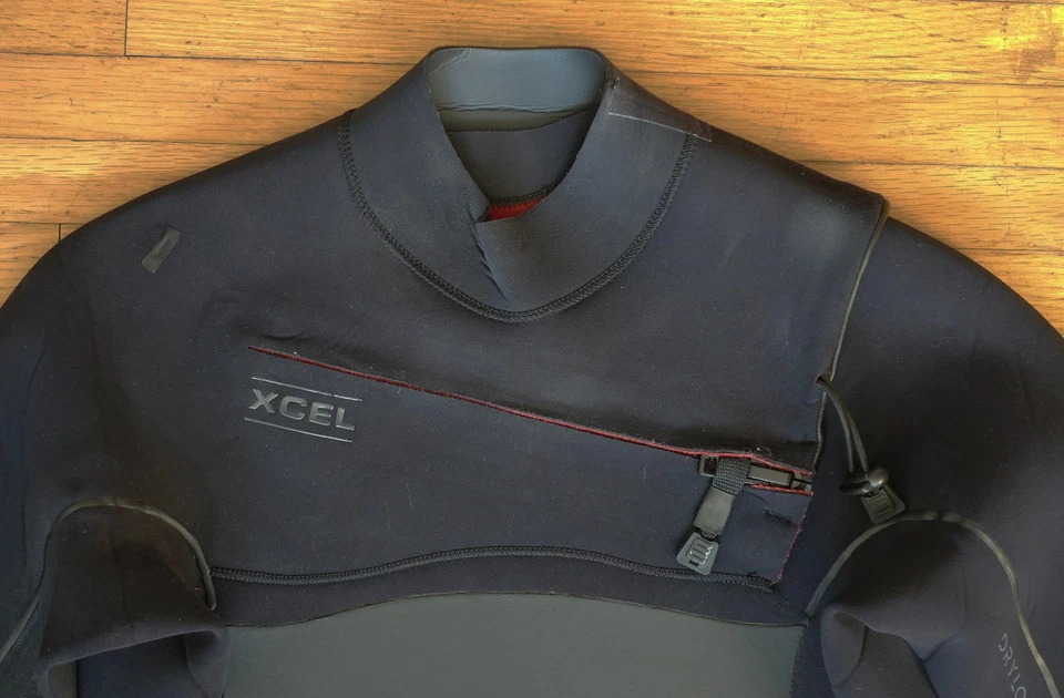 XCEL DRYLOCK X 3/2MM MENS SURF SURFING WETSUIT SIZE MEDIUM TALL WORN ONCE FRESH! - Image 2 of 4