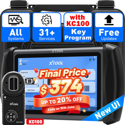 XTOOL IP616 KC100 Car OBD2 Full System Diagnostic Scanner Key Programming Tool