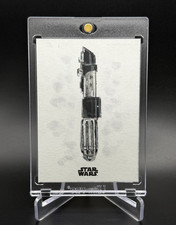Darth Vader LIGHTSABER 💥⚫️ SKETCH 1/1 Sean Mathews! 2025 Topps Chrome Star Wars