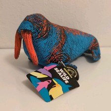 1992 Walrus 6" Applause WWF Determined Productions Stuffed Blue Orange w tag