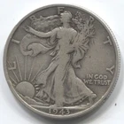 1917 WALKING LIBERTY HALF DOLLAR-90 % SILVER- LOT #242