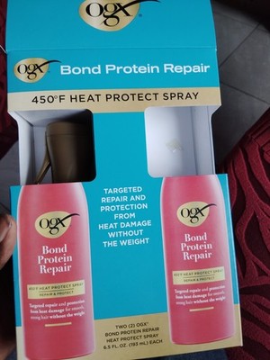 OGX Bond Protein Repair Heat Protect Spray 6.5oz 2 Pack