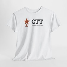 CTT Oil Exploration and Cattle Television Oil Company Land Man M-Tex T-Shirt