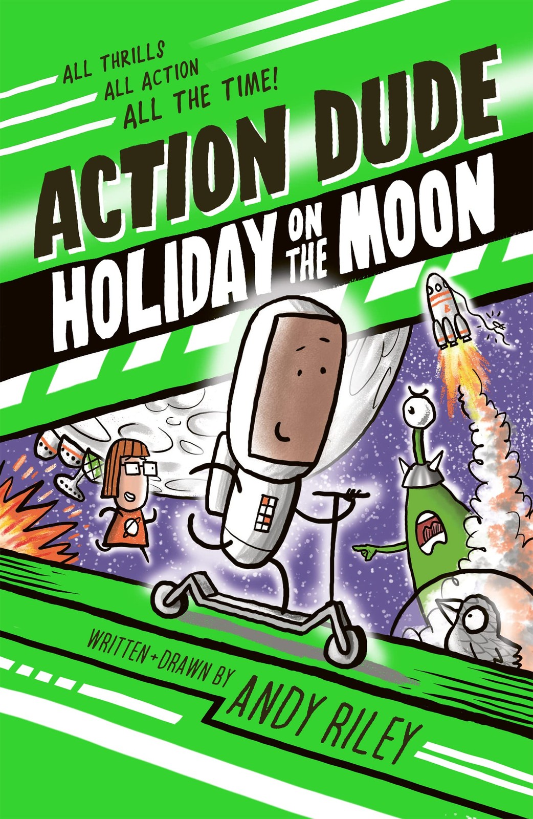 Holiday on the Moon (Action Dude) by Andy Riley | Paperback | 2023 - Image 10