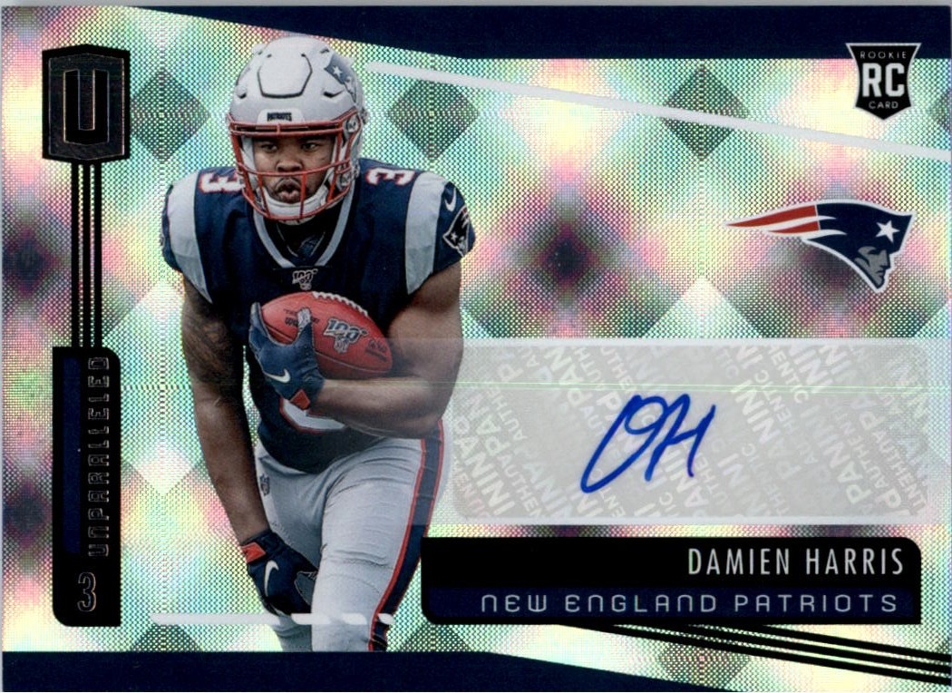 2019 Panini Unparalleled Rookie Autographs #265 Damien Harris Auto - FB