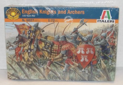 Italeri Historics English Knights & Archers 1/72 Model Kit Sealed New #6027