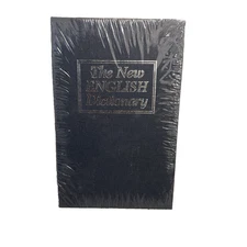 Dictionary Hollow Book Safe Diversion Secret Stash Booksafe Lock & Key small