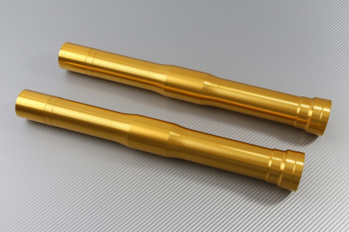 Pieds de fourche SPR dorés pour Honda CBR 600 RR assurant la rigidité du train avant