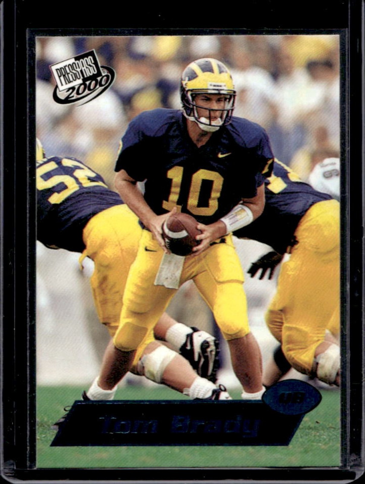 2000 Press Pass Tom Brady Torquers #37 Wolverines