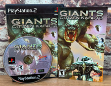 Giants Citizen Kabuto PS2 PlayStation 2 - Complete CIB - Mint Disc