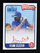 2020 Onyx Vintage Extended Red Ink Auto /25 Felnin Celesten #EAFC Auto 0j81