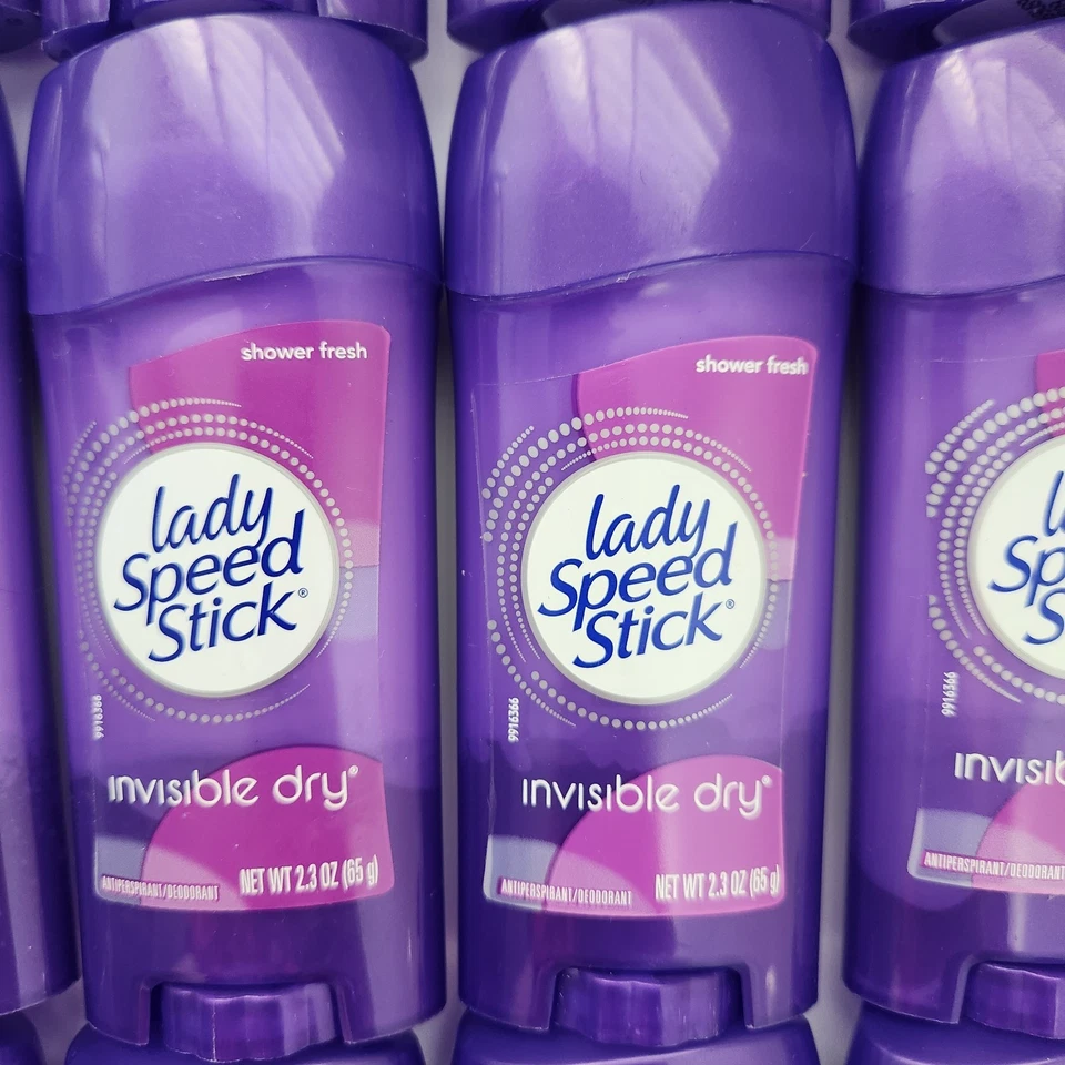 19 PACOTES Lady Speed Stick pó seco invisível desodorante antitranspirante fresco 2.3 - Imagem 2 de 3
