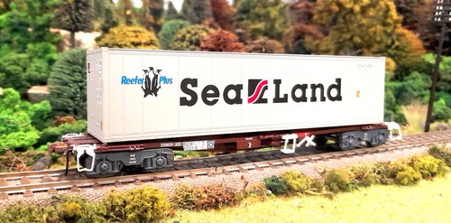 * 1/87 HO * Walthers * 1 X 40Ft Sea Land Shipping Container * SEAU 550067 * | Condition: Used