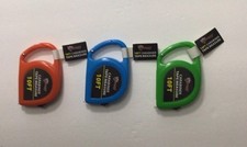 3 PC RETRACTABLE 10 FOOT MAX FORCE CARABINER TAPE MEASURE, 3 COLORS