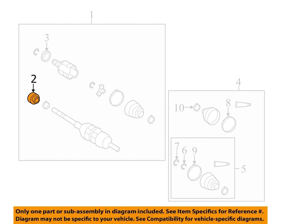 Amortiguador de vibra Pontiac 2009-2010 FRT WHL DRV SHF V 19183764 - NUEVO OEM Foto 2 de 3