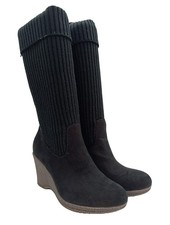 GRACELAND Plateau-Stiefel Damen Stiefel Gr. DE 40,5 schwarz schlichter Stil