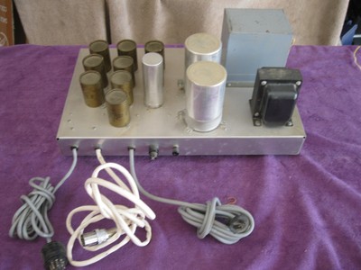 VINTAGE UNIT WITH DYNACO CAPACITORS / TRANSFORMER (?)---UNTESTED-FOR PARTS